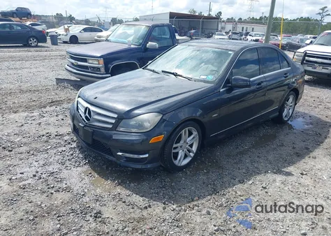 2012 Mercedes-Benz C 250 Sport from USA, damaged, VIN WDDGF4HB9CR224268